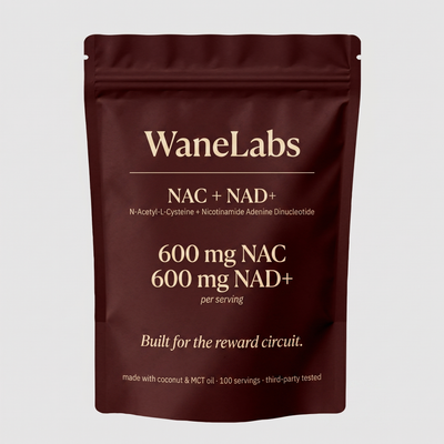 WaneLabs NAC + NAD+ | 600 mg Softgels for Focus & Self-Control