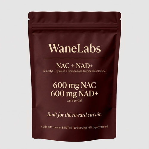 WaneLabs NAC + NAD+ | 600 mg Softgels for Focus & Self-Control