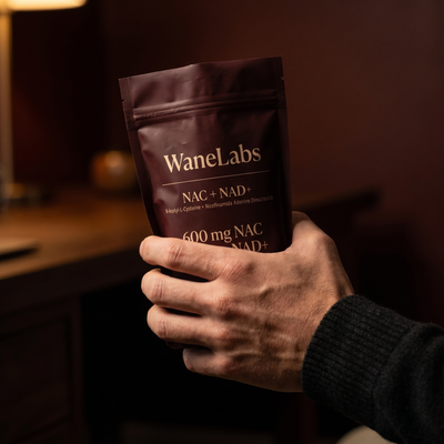 WaneLabs NAC + NAD+ | 600 mg Softgels for Focus & Self-Control